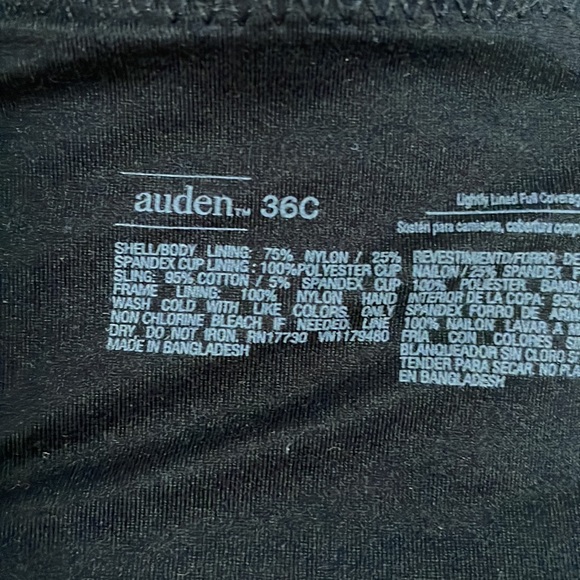 NWT Auden Lightly Lined Full Coverage Nursing T-shirt Bra - Picture 12 of 12